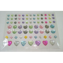 adhesive diamante sticker for various shapes